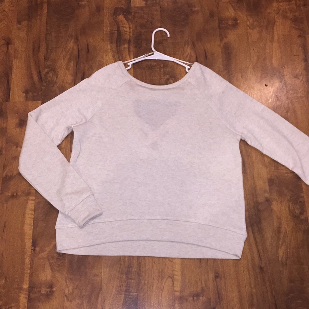 open back sweater